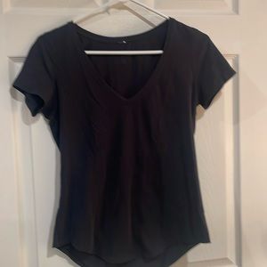 lululemon black short sleeve shirt